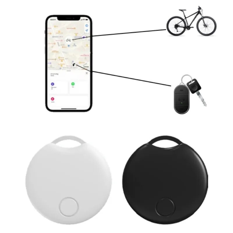 "Bluetooth GPS Tracker – Vind je Sleutels, Fiets, Portemonnee & Meer met 'Find My' App | iTag MFI Compatibel"