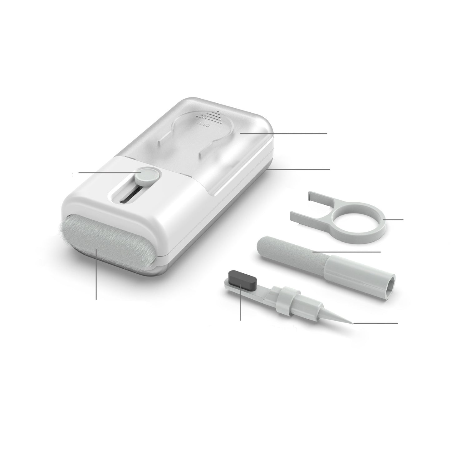 6-in-1 Bluetooth Headset Reinigingskit Pen | Multifunctioneel Gereedschap"